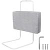 Froadp 60cm Lettino Laterale Anticaduta Sponda Letto Soft Pack per Bambini in Lino Ringhiere per Bambini Sponda Letto Portatile Regolabile in Altezza Protezione Bordo Letto per Lettino(Grigio Lino)