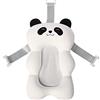 aniceday Cuscino per vasca da bagno per neonato, con supporto per sedile da bagno, galleggiante, per neonati e neonati, 0-6 mesi (panda, colore: bianco)