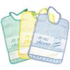 Tex family Bavaglini Asilo 100% Cotone con Tela AIDA da Ricamare, 25x34 cm, Set Bavette Personalizzabili Io Mi Chiamo, Made in Italy - 3 PEZZI BAMBINO MASCHIO