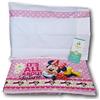 Ellepi DISNEY. Completo, Set 3 pezzi Lenzuola BABY. Carrozzina e Culla in 100% Cotone. (Culla/Carrozina (Passeggino), EC0300WD MINNIE Rosa)