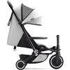 Smartrike Traveler Travel Stroller for Toddlers - Lightweight, Foldable & Compact Stroller with Near-Flat Recline, Everest Grey