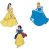 Dinico Decofun 23611 - Princess parete Figure Set di 3 pezzi