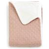 BamBoom COPERTA CULLA 100X75 HONEY, IN BAMBÙ ORGANICO CON SPUGNA PELUCHE NUDEPINK