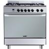Samet, Cucina a Gas 5 Fuochi con Forno e Grill Elettrici, 80x55 cm, Classe A, in Acciaio Inox, Accessori Inclusi, Modello Stromboli