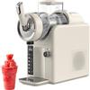 Generic Macchina per bevande fredde senza ghiaccio - Macchina per ghiaccio da banco con autopulizia, per frullati, margarita e frappè white