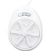 Hoopoocolor Mini Lavatrice Portatile, Lavatrice A Turbina da 120 W, 4 Modalità di Lavaggio, Lavatrici con Interruttore di Protezione perdite, Adatto per Viaggi, Campeggio, Dormitorio, Familiare(Unione Europea)