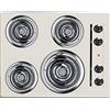 SUMMIT APPLIANCE Summit SEL03 - Cooptop elettrico a 4 fuochi, 61 cm, colore: Bisque | Funzionamento 220-240 V, bruciatori a bobina, adatto per ritagli da 57,5 cm di larghezza x 47,3 cm di profondità. Prodotto