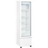 Ristoattrezzature Frigo vetrina bibite verticale refrigerata 1 anta in vetro bianca 0 +10 °C 229 lt 42x52,5x192h cm