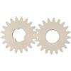 WYTRVC 2 pezzi/set ingranaggi cilindrici in plastica ad alta precisione for gelatiere, ingranaggi elicoidali, vendita al dettaglio e all'ingrosso, compatibili con Oceanpower Space