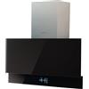 CATA GOYA PRO 90 BK - Cappa Cucina - Tipo Decorativa - Motore 135W - Classe Energetica A+++ - 6 Livelli di Aspirazione - Touch Screen TFT - Finitura in Acciaio Inox - Cata&Can Roca