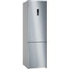 Siemens KG39NXIBF iQ300 - Frigorifero combinato, 203 x 60 cm, 280 l e congelatore da 119 l, non si congela, non si scongela, anti-impronte, colore: Metallico