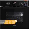 KKT KOLBE AirFryer forno da incasso 60 cm con friggitrice ad aria | design Full Black | indipendente | 70 L | 3 kW | autopulizia catalitica | ventilato | aria calda | guide telescopiche | BO8010FB