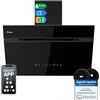 KKT KOLBE A+++ AURORA8005FB - Cappa aspirante da 80 cm, 782 cbm/h, senza testa, senza testa, in vetro, con funzione di ricarica automatica, Smart WiFi, SensorTouch, illuminazione a LED RGBW