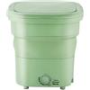 HYDBCNA Lavatrice portatile, mini lavatrice pieghevole da 20 l con disidratazione, per piccoli vestiti, design pieghevole, ideale per hotel, casa, appartamento, campeggio (verde)