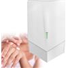 BoTongSiHai Asciugamani Da Bagno Automatico A Induzione Da 1500 W, Asciuga In 6-10 Secondi, Asciuga Mani Commerciale For Telefono Cellulare, Per Ristorante, Ufficio, Bagni Pubblici(White)
