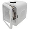 Desnysmf Asciugatrice per animali domestici, asciugacapelli portatile per gatti e cuccioli, con asciugamano e spazzola da bagno, palla giocattolo, 22-45°C, bianco, 47 x 43 x 46 cm