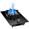 Generico Cucina a gas, piano cottura a gas da incasso convertibile GPL/GN con bruciatori, for giardino, cortile, campeggio, escursionismo, cucina a propano(LPG)