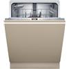 NEFF S175EAX16E, N 50, lavastoviglie intelligente completamente integrata, 60 cm, lavastoviglie con cestello per posate, pulizia forte con Chef 70ºC, Open Dry, cestello superiore regolabile in