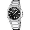 JAGUAR SWISS MADE Orologio Uomo Acciaio 316L Argento - Quarzo, Data, Vetro Zaffiro - Impermeabile 10 ATM - J1024/3 Rondcarre