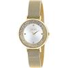 Liu Jo orologio Dancing Slim 35mm argento quarzo acciaio finitura PVD oro giallo TLJ1692
