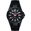 swiss alpine military by Grovana Orologio da uomo All Black 7058.1877 10ATM Made in Svizzera, cinturino