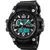 SKMEI Orologio militare da uomo Orologi da uomo sportivi multifunzione LED impermeabile