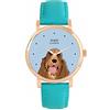 Toff London Brown Cocker Spaniel Dog Watch Ladies 38mm Case 3atm Resistente all'acqua Design personalizzato Movimento al quarzo Di lusso Alla moda