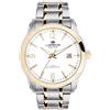 LORENZ Orologi da polso da uomo, modello orologio, tempo facile, acciaio, rotondo, vetro K1. Marca: