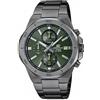 Edifice Casio Orologio Cronografo al Quarzo Uomo con Cinturino in Acciaio Inossidabile EFV-640DC-3AVUEF