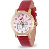 Disney Orologio Analogico al Quarzo Giapponese Donna con Cinturino in Pelle NEWDS000254