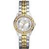 GUESS Orologio da donna in acciaio inossidabile bicolore con cristalli accentati