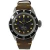 Walter Mitt Sea Diver Acciaio 316L Automatico Miyota Nero Pelle Marrone Orologio Unisex