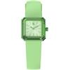 Swarovski Lucent Orologio, con CristalliSwarovski , Alluminio e Cinturino in Silicone, Meccanismo al Quarzo, Verde