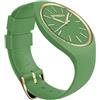 FREDDY - Orologio Donna Cinturino Silicone Verde E Dettagli Oro, Donna, Verde, Unica