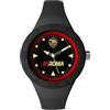 PRESTIGE & DELUXE Orologio da polso unisex Lowell Man da uomo Roma Cinturino Nero - Quadrante 42 mm Nero + portachiave calcio