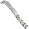 ROUREOX Bracciale Metallo Vintage Acciaio Massiccio 22mm Maglia Curva Fibbia Pieghevole Cinturino Orologio Ricambio per Tudor Black Bay Fifty - Eight - B