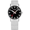 Mondaine Classic orologio Uomo Analogico Al quarzo con cinturino in Acciaio INOX A660.30314.16SBW