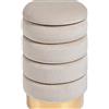 Bizzotto Pouf Contenitore Darina Beige Diametro 36 cm
