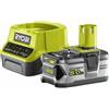 Ryobi Kit Energia Caricabatteria + Batteria 5 Ah