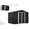 Generico Casetta in Lamiera Zincate Dimensione cm 2,58X1,91X1,90