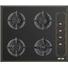 Staylux Piano Cottura in Vetro Nero cm.60 4 Fuochi Ghisa