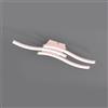 Generico ROUTE PLAFONIERA LED 3BACC.CM.45 15W 4K ORO/ROSA