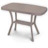 TAVOLO RESINA ULISSE 180X80 TORTORA