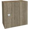 Generico PENSILE CUBO CM.45X45X15,5 ROVERE FUMO