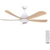 Zephir Ventilatore da Soffitto con Luce LED cm.122 colore Faggio