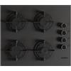 Staylux Piano Cottura a Incasso in Vetro colore Nero cm.60