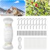 HBSFBH Rete per Gatti, 10 x 3 m Rete per Gatti Balcone, Rete Anti Uccelli, Rete Anti Piccioni, Multifunzione Rete Gatti, Rete Gatti Balcone, Rete per Gatti Tagliabile, per Balconi, Finestre, Terrazzo
