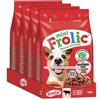 Frolic Mini cibo secco per cani di piccola taglia con bovini freschi, 4 x 1,5 kg