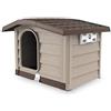 Bama Cuccia Cani Resina Bungalow Maxi Large Marrone Taglia Grande 110X94X77