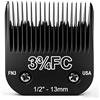 OwnLifeYF Lame staccabili in acciaio per animali domestici, taglia 3 3/4FC, compatibile con lunghezza taglio Andis 13 mm, compatibile con tagliacapelli Oster A5, Wahl serie KM, realizzata in acciaio e lama in